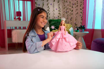 Luxe Modepop Glinda Uit Wicked Van Universal Pictures En Accessoires Met Verwijderbare Outfit