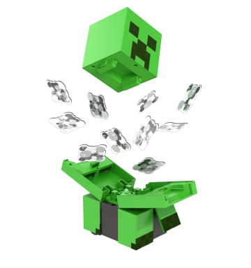 Minecraft Zdalnie sterowana zabawka Eksplodujący Creeper Figurka RC z ruchem i dźwiękami Zestaw
