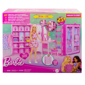Bebek, Kıyafetler, Aksesuarlar Ve 25'Ten Fazla Parçayla 90 Cm Genişliğindeki Barbie'nin Rüya Gardrobu Ve Bebek - Image 6 of 6