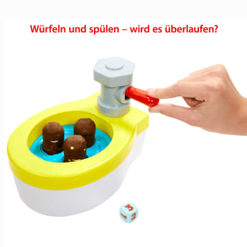 Mattel Games Kacka-Alarm! Voll Verstopft, Kinderspiel, Aktionsspiel