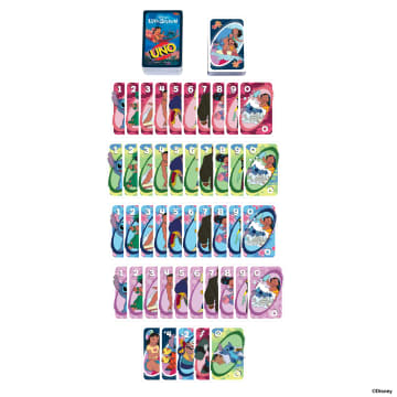 UNO Disney Lilo E Stitch Gioco Di Carte Per Bambini E Serate in Famiglia - Image 4 of 6