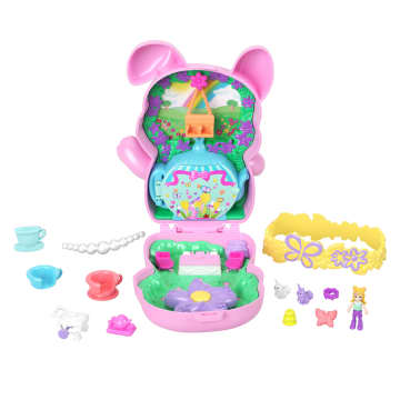 Σετ Polly Pocket Με Κούκλα, Ζωάκι & Αξεσουάρ, Ταξιδιωτικά Παιχνίδια Με Εκπλήξεις.