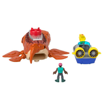 Fisher-Price Imaginext „Jurassic World: Die Wiedergeburt“ Wasserjäger Schnapp-Mosasaurus Dinosaurier-Spielzeug Spielset