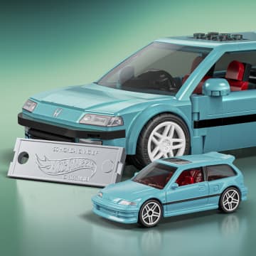 Mattel Brick Shop Hot Wheels Custom '90 Honda Civic EF | Mattel