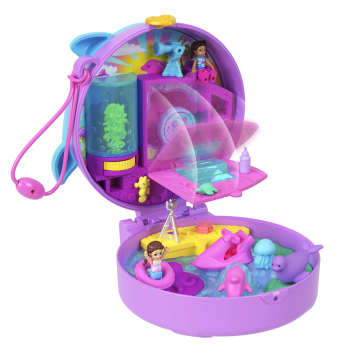 Polly Pocket-Sauvetage Du Dauphin-Coffret 2 Mini-Figurines Et Animaux - Image 2 of 5