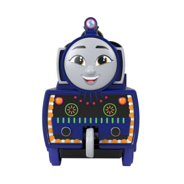 Thomas & Friends By Fisher-Price Large Die-Cast Ashima Engine, Push-Along Toy Train & Cargo Car