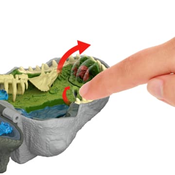 Jurassic World: Die Wiedergeburt, Kleines Abenteuer-Spielset in Form Eines Tyrannosaurus Rex-Kopfes, Interaktive Funktionen Und Figuren - Image 5 of 6