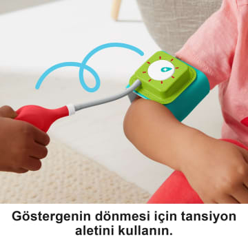 Okul Öncesi Çağdaki 3 Yaş Ve Üzeri Çocuklar Için 7 Parçadan Oluşan Fisher-Price Doktor Seti Doktor Oyuncakları