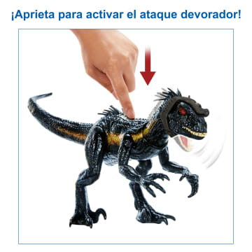 Jurassic World Rastrea Y Ataca Indoraptor Dinosaurio Juguete +4 Años