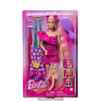 Barbie Upuzun Muhteşem Saçlı Bebekler, Ekstra Uzun Sarı Saçlı Bebek Ve Stil Aksesuarları - Image 6 of 6
