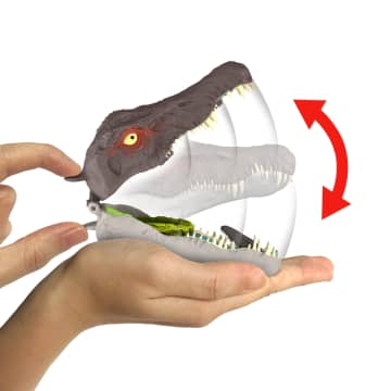 Jurassic World Rebirth, Kleines Abenteuer-Spielset in Form Eines Spinosaurus-Kopfes, Interaktive Funktionen Und Figuren