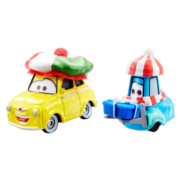 Disney And Pixar Cars Winter Singles 1:55 Die-Cast Vehicles, Small Metal Toy Cars With Winter Design - Imagen 10 de 11
