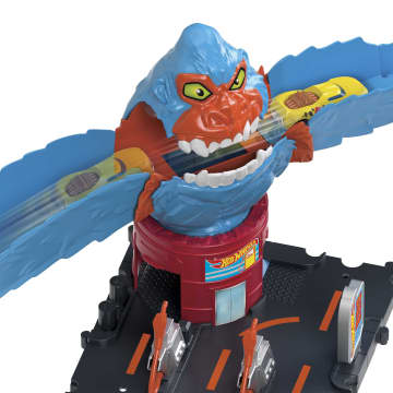 Hot Wheels Wreck & Ride Gorilla Düşman Yaratıklar Oyun Seti Ve 1 Adet Oyuncak Araba