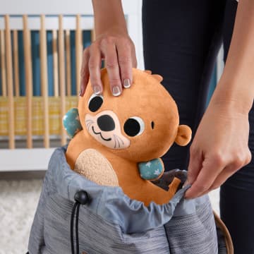 Karın Üstünde Oynama Için Duyusal Gelişime Yardımcı Pelüş Oyuncak, Fisher-Price 2'si 1 Arada Su Samuru Eğlencesi - Image 5 of 6