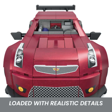 MEGA Hot Wheels Cadillac Ats-V R Vehicle Building Toy Kit (319 Pieces) For Collectors - Imagen 6 de 6