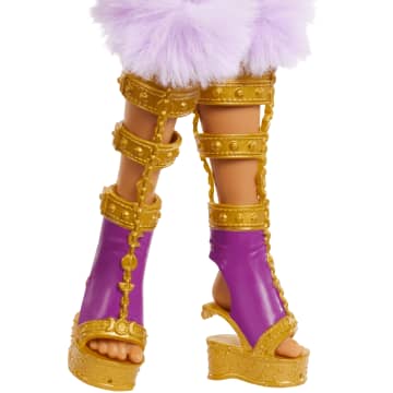Muñeca De Clawdeen Wolf Del Monster Fest De Monster High Con Atuendo Festivalero, Póster De Un Grupo Y Accesorios