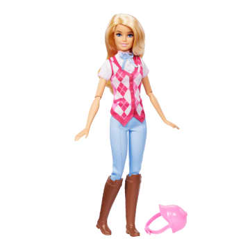 Barbie Mysteries: The Great Horse Chase, Barbie 'Malibu' Pop Met Paardrijkleding En Accessoires - Image 5 of 6