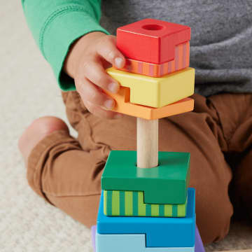 Fisher-Price Farben- und Formen Stapelspiel aus Holz
