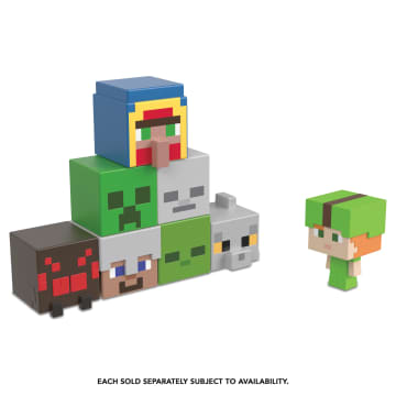 Minecraft Mini Teste Mob Action Figure Assortimento, Personaggio Del Videogioco
