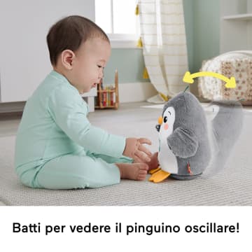 Fisher-Price Pinguino Dolci Coccole Per Il Gioco Distesi Sul Pancino, Con Musica E Ali Che Si Muovono Mentre L'Amichetto Di Peluche Si Attiva - Image 4 of 6