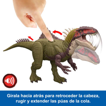 Figura De Acción De Dinosaurio Becklespinax Batalla De Rugidos De Jurassic World, Golpe Con Embestida