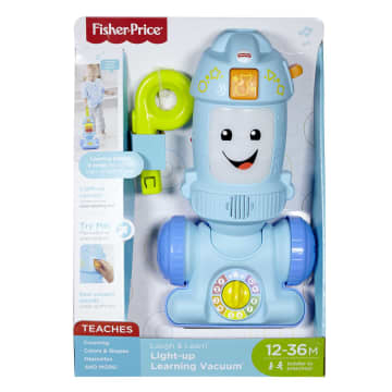 Fisher-Price Laugh & Learn Light-Up Learning Vacuum Electronic Toddler Push Toy