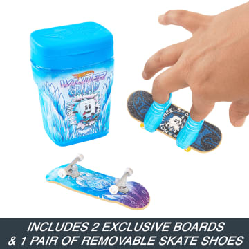 Hot Wheels Skate Flavor Container With 2 Exclusive Fingerboards And 1 Pair Of Removable Skate Shoes in Storage Case - Image 3 of 6