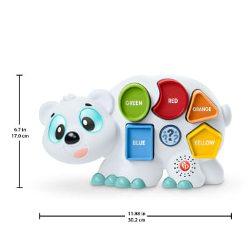 Fisher-Price Parlamici Fabietto Orsetto Forme E Colori Giocattolo Didattico, Puzzle Con Forme, Versione Italiana