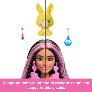 Barbie Cutie Reveal Serie Color Dream, Coniglio, Bambola E Accessori, 10 Sorprese