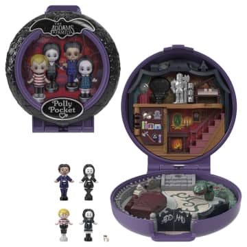 Estuche La Familia Addams De Polly Pocket Para Coleccionistas
