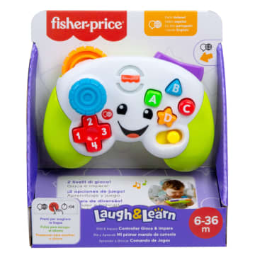 Mi Primer Mando De Consola De Laugh & Learn, De Fisher-Price, Juguete Musical Para Bebés Con Luces, Versión Multilingüe