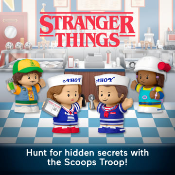 Little People Collector Stranger Things: Scoops Troop Special Edition Set, 4 Figures