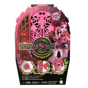 Monster High Skulltimate Secrets Garden Mysteries Σετ Παιχνιδιού Κούκλα Ντρακουλόρα Με 19+ Εκπλήξεις
