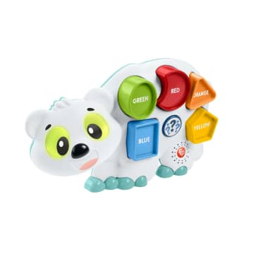 Fisher-Price Parlamici Fabietto Orsetto Forme E Colori Giocattolo Didattico, Puzzle Con Forme, Versione Italiana