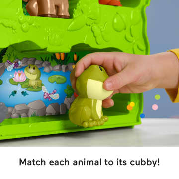 Fisher-Price Little People Forest Friends Carry Case Toddler Playset With Figures, 9 Pieces - Image 5 of 6