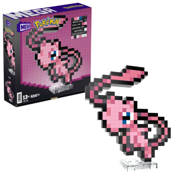 Mega Pokémon Mew Bauspielzeug-Set (434 Teile) Retro-Set Für Sammler
