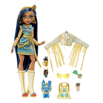 Monster High Lalka podstawowa + zwierzątko i akcesoria Asortyment