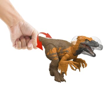 Juguete De Dinosaurio Utahrraptor Rugido Salvaje De Jurassic World: El Renacer, Mordiscos Y Sonido Controlados Con La Cola - Image 4 of 6