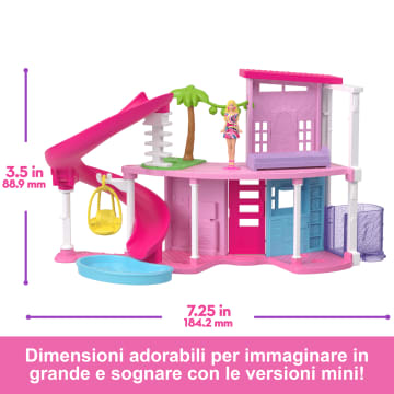 Playset Casa Delle Bambole Barbie Mini Barbieland Con Bambola Da 3,8 Cm, Mobili E Accessori (I Modelli Possono Variare) - Image 4 of 6