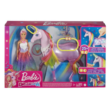 Barbie-Licorne Lumières Magiques Barbie Dreamtopia Et Poupée Barbie - Imagen 6 de 6