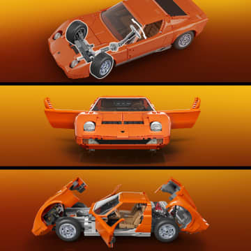 Mattel Brick Shop Hot Wheels '71 Lamborghini Miura P400 SV