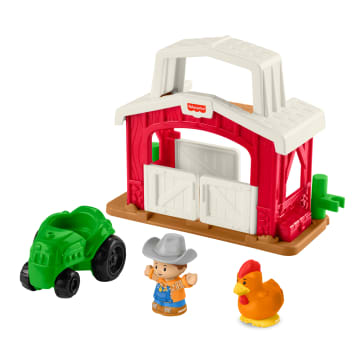 Fisher-Price Little People Farma i traktor + 2 figurki Zabawka Zestaw prezentowy dla małych dzieci - Imagen 4 de 4