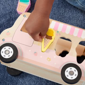 Fisher-Price Houten Ijsvormsorteerset Voor Peuters En Kleuters, 8 Houten Onderdelen