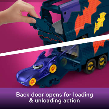 Fisher-Price Dc Batwheels Toy Hauler And Car, Bat-Big Rig With Ramp And Vehicle Storage - Image 5 of 6