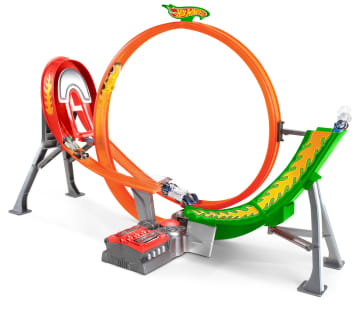 Hot Wheels Track Builder Tor rajdowy z napędem Power Shift