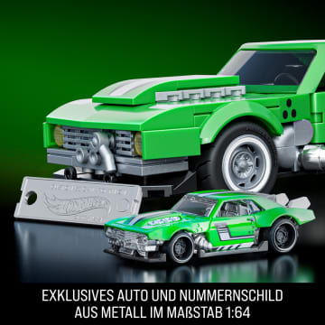 Mattel Brick Shop Hot Wheels Custom ’68 Camaro Bauset (289 Teile), Für Sammler