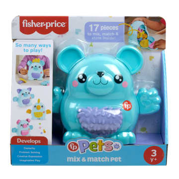 Juguete De Construcción Mascota Con Accesorios Para Combinar De Fp Pets De Fisher-Price, Juegos De Imitación Para Niños Y Niñas De Preescolar, 18 Piezas - Image 6 of 6