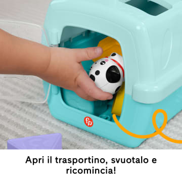 Fisher-Price Fp Pets Trasportino Cercaforme, Giocattolo Cercaforme Per Neonati E Bambini, 8 Blocchi