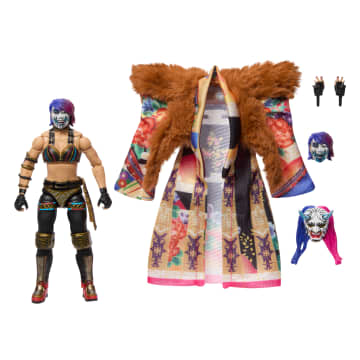 WWE Ultimate Edition Asuka Action Figure & Accessories Set, 6-Inch Collectible, 30 Articulation Points