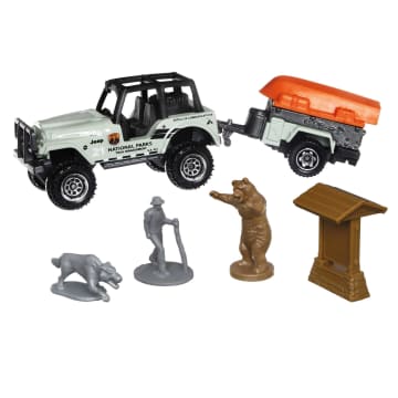 Matchbox Çek Ve Taşı Araç Serisi, 1 Adet Kurtarma Aracı, 1 Adet Çekme Karavan Ve Temaya Uygun Aksesuarları Ile Birlikte, H1235